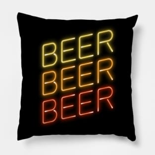 Beer Nights Pillow