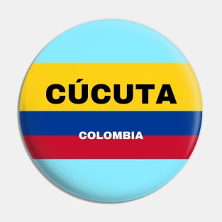 Cúcuta City in Colombian Flag Pin