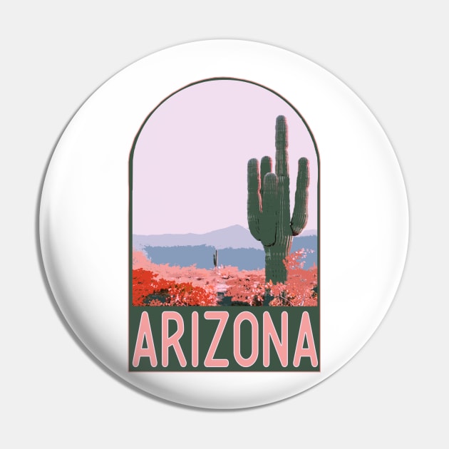 Arizona Decal Pin by zsonn