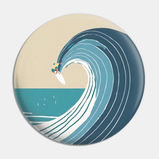 Surf's Majesty - The Big Wave Pin