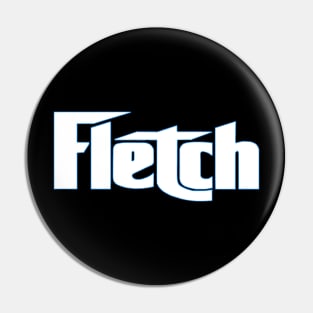 Fletch large logo 1985 Pin
