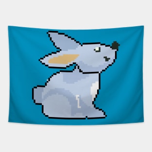 Pixel Art Allegro Rabbit Tapestry