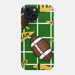 Football Fan Gold Green Phone Case