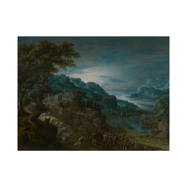 The Reconciliation of Jacob and Esau by Marten van Valckenborch by Classic Art Stall