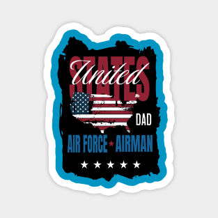 Air Force Airman Dad Magnet