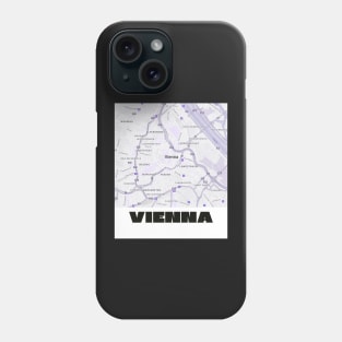 Vienna map Phone Case