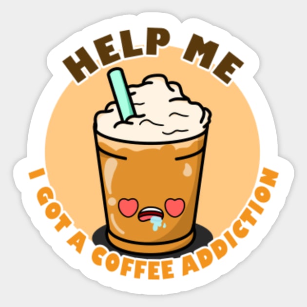 Cute Ice Coffee With Hot Coffee Cartoon - Cute Ice Coffee With Hot