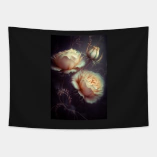 Iridescent pastel roses 9 Tapestry