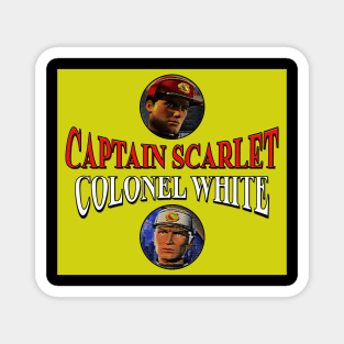 Captain Scarlet & Colonel White Magnet