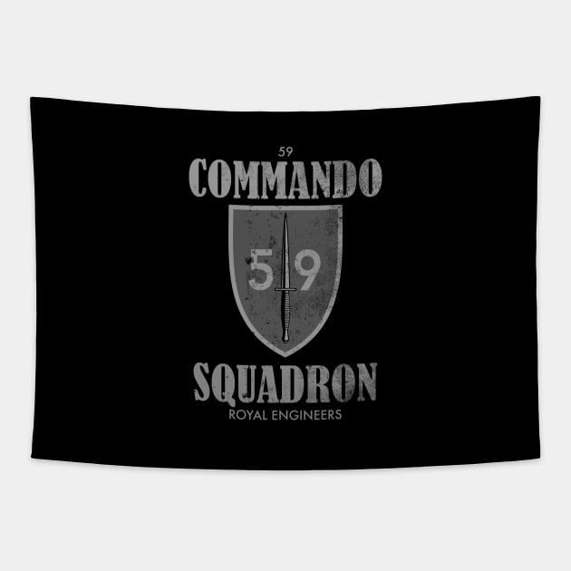 59 Commando Squadron (distressed) Tapestry by TCP