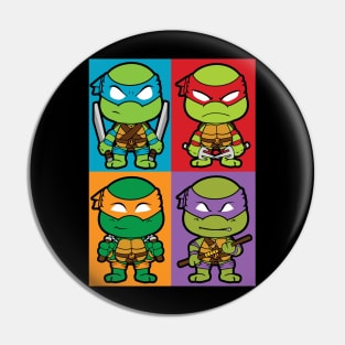 Ninja Turtles Team Chibi Pin