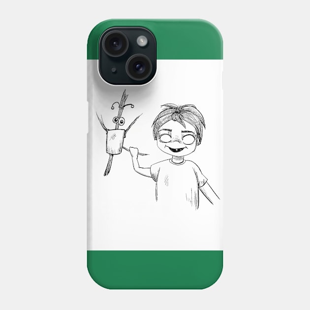 March of Robots: Day 19 Phone Case by hollydoesart