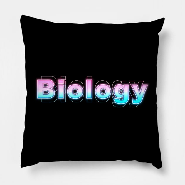 Biology Pillow by Sanzida Design