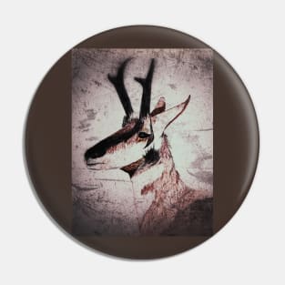 Pronghorn Antelope Pin