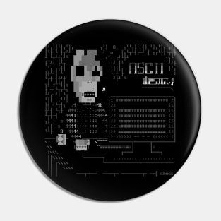 Ascii Design Computer Fun Pin