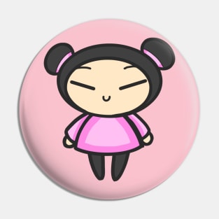 Pink Pucca Pin