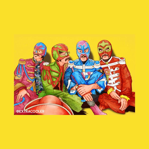 Sgt. Pepper Lucha Hearts Club Band by ExtraCooler