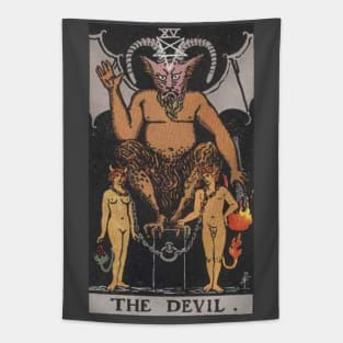 Tarot - XV The Devil - Rider-Waite-Smith Deck Tapestry