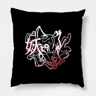 Oni mask Pillow