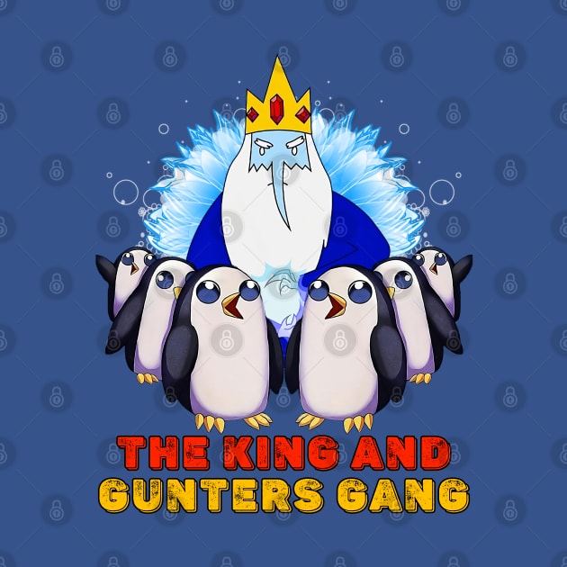 Adventure Time Gunter Gang And Ice King by Pharaoh Shop