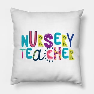 Cute Nursery Teacher Gift Idea Back to School Pillow