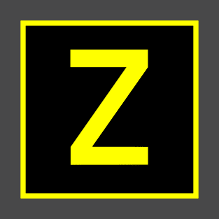 Z - Zulu - FAA taxiway sign, phonetic alphabet T-Shirt