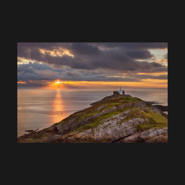 Mumbles Lighthouse, Swansea, Wales by dasantillo