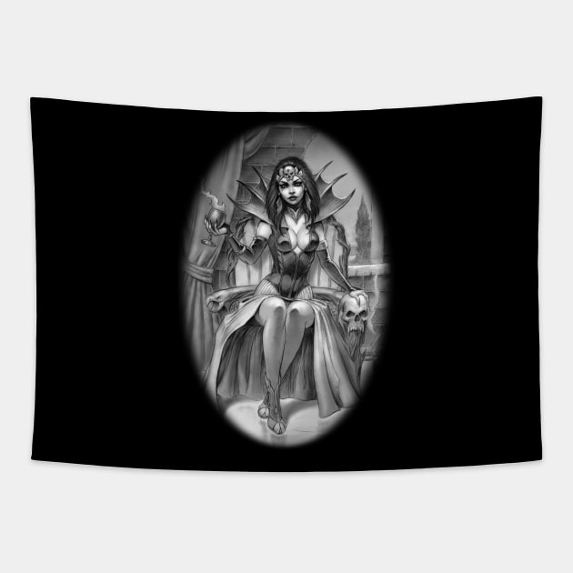 Evil Queen Tapestry by Paul_Abrams