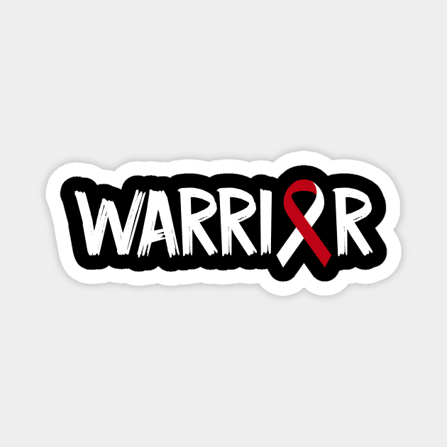 Warrior Head and Neck Cancer Support Patients Magnet by followthesoul