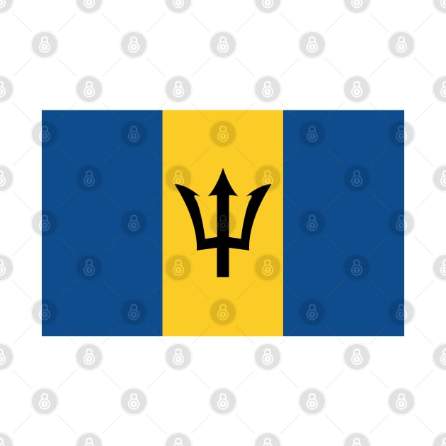 Flag of Barbados by COUNTRY FLAGS