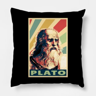 Plato Vintage Colors Pillow