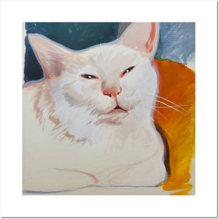 Angry Cat Meme Watercolor Poster for Sale by MagicalMystery6
