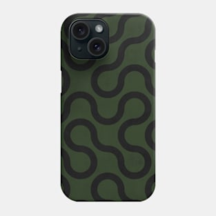 My Favorite Geometric Patterns No.33 - Deep Green Phone Case