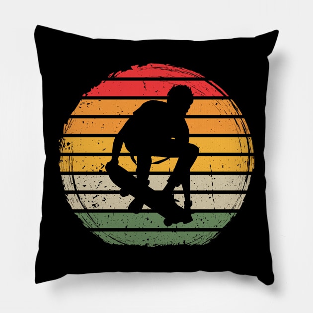 Vintage skater Pillow by POS