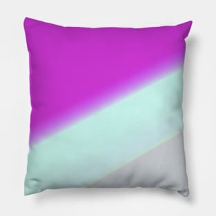 blue pink white abstract texture Pillow