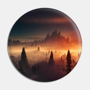 Dreamy forest landscape Pin