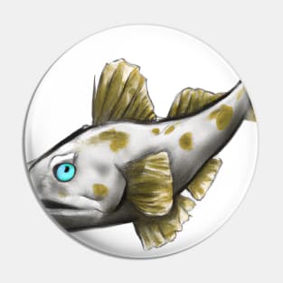 Cute Cod Drawing Pin