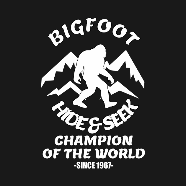 Bigfoot Hide and Seek Champion of the World by ChrisWilson