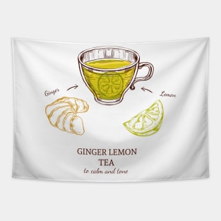 Ginger Lemon Tea Tapestry