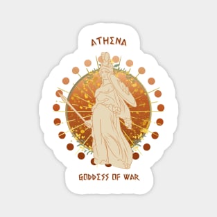 Athena goddess of wisdom and warfare Magnet