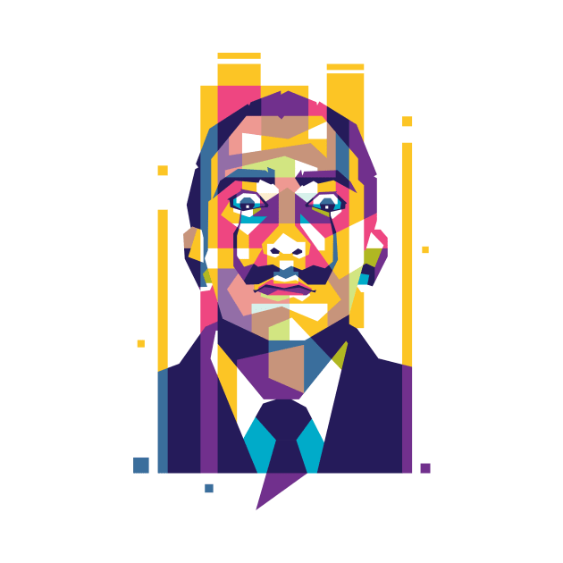 Salvador Dali Pop Art by AwHM17