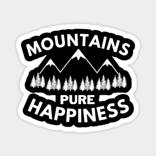 Mountains pure happiness Magnet