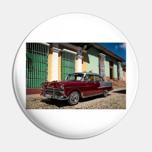 American car from the 50's in Trinidad, Cuba Pin