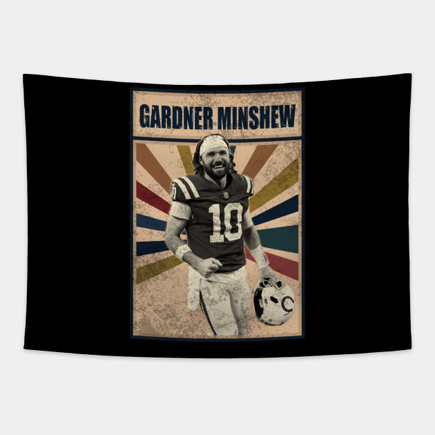 Indianapolis Colts Gardner Minshew Tapestry by RobinaultCoils