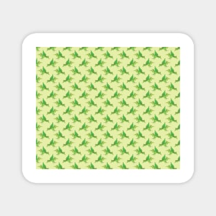 Green Pterodactyl Pattern Magnet