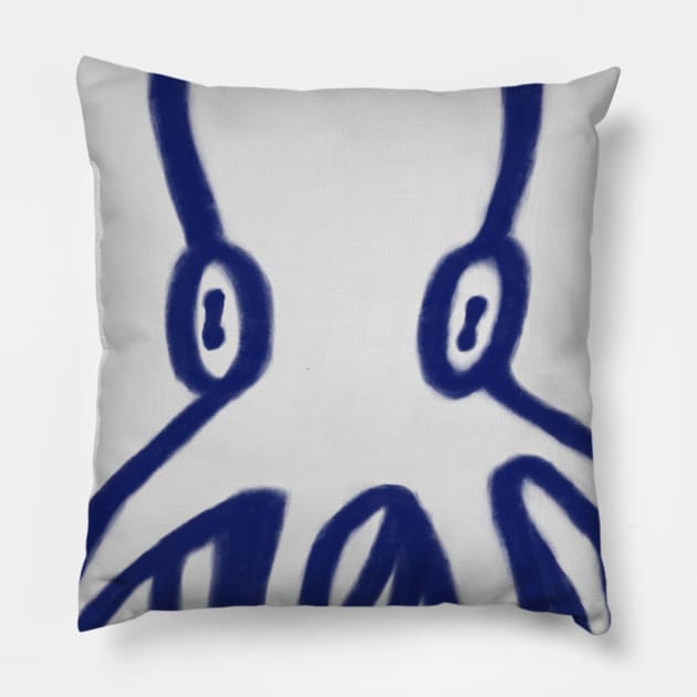 Silly Octopus Pillow by JasmineRule