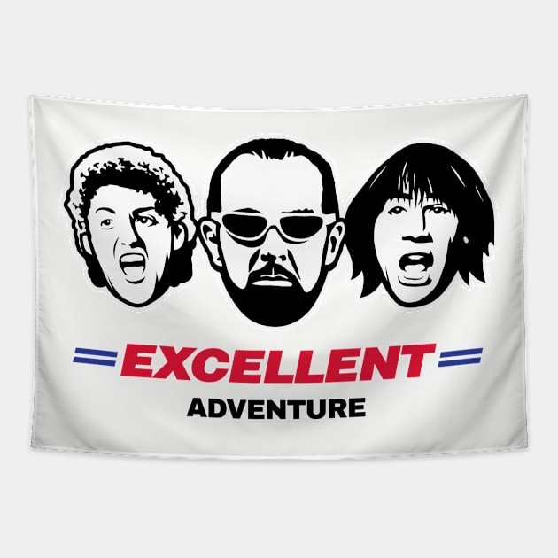 Excellent Adventure Tapestry by Stationjack