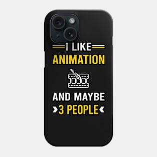 3 People Animation Phone Case