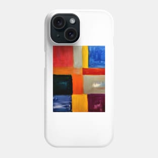 Colorblock abstract painting Phone Case