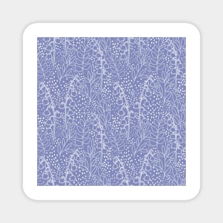 Lily of The Valley Pattern 2 - Periwinkle Magnet